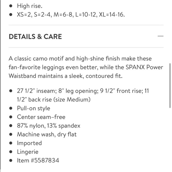 Spanx Camo Faux Leather leggings - Picture 6 of 11